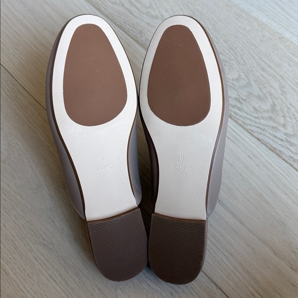 Quince Italian Leather Horsebit Loafer Mule Size 8. - Picture 6 of 7